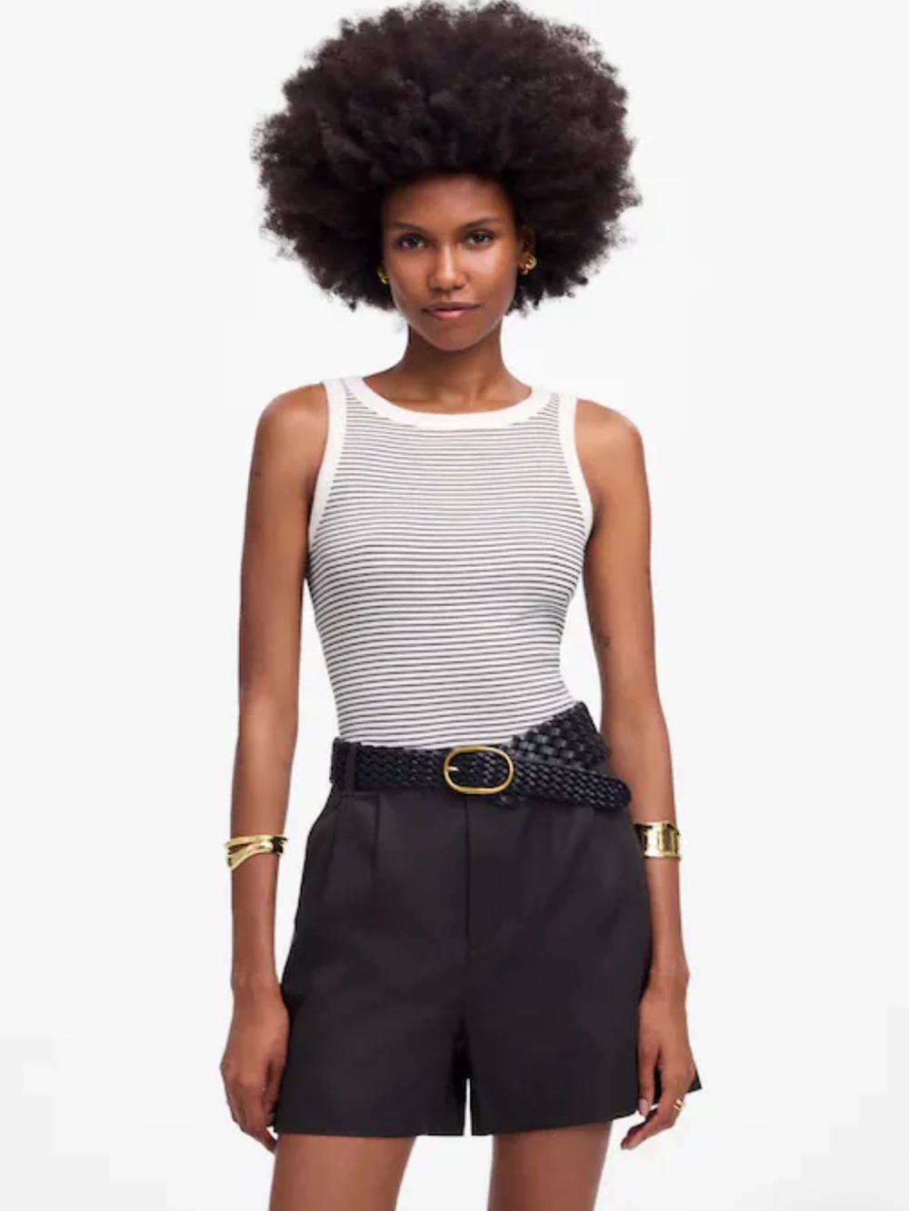 Madewell The Drapey Twill Trouser Short